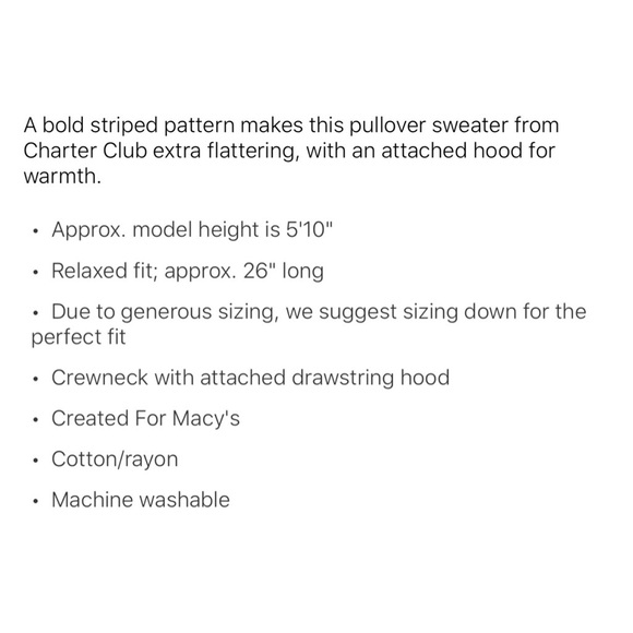 Rainbow Striped Spring Hooded Sweater NWT - Picture 4 of 4